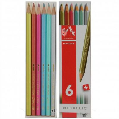 Caran d’Ache fargeblyanter 6 stk