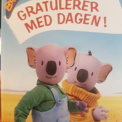 Fødselsdagskort med DVD film – Koala Brødrene